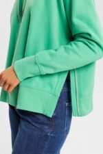 Esprit Sweatshirt hoodie Women Green Sweatshirts & Hoodies P0D0X510 - Image 3