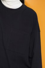 Esprit Sweatshirt with drawstring hem Women Black Sweatshirts & Hoodies P0D0X401 - Image 3