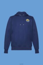 Esprit Sweatshirt with logo print Men Ink Sweatshirts & Hoodies P0D0X650 - Image 5