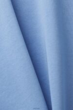 Esprit Sweatshirt with logo print Men Light Blue Lavender Sweatshirts & Hoodies P0D0X651 - Image 4