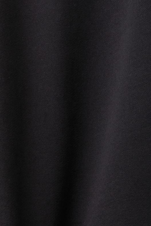 Esprit Sweatshirt with logo print on the back Men Black Sweatshirts & Hoodies P0D0X643 - Image 4