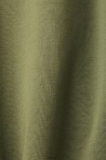 Esprit Sweatshirt with logo print on the back Men Olive Sweatshirts & Hoodies P0D0X646 - Image 4