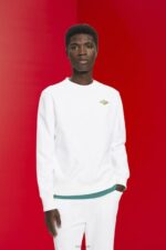 Esprit Sweatshirt with logo print on the back Men White Sweatshirts & Hoodies P0D0X644