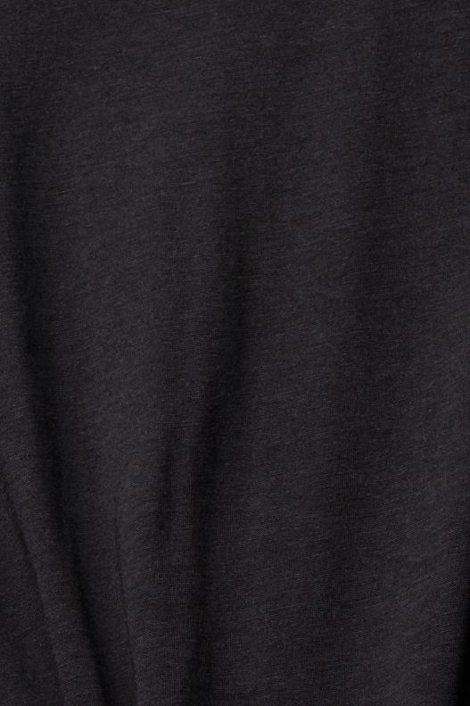 Esprit T-shirt with band collar, TENCEL Women Black T-Shirts P0D0X374 - Image 4