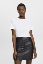 Esprit T-shirt with chest print Women White T-Shirts P0D0X316