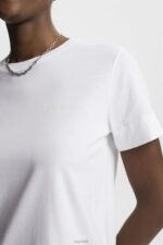 Esprit T-shirt with chest print Women White T-Shirts P0D0X316 - Image 3