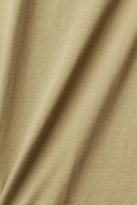 Esprit T-shirt with embroidered motif Women Pale Khaki T-Shirts P0D0X557 - Image 4