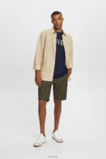 Esprit T-shirt with front print, 100% cotton Men Navy T-Shirts P0D0X740 - Image 2