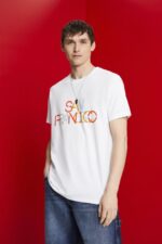 Esprit T-shirt with front print, 100% cotton Men San Francisco White T-Shirts P0D0X739