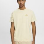 Esprit T-shirt with logo print Men Beige T-Shirts P0D0X600