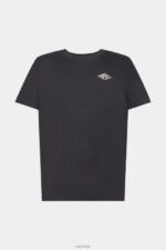 Esprit T-shirt with logo print Men Black T-Shirts P0D0X598 - Image 5