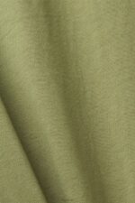 Esprit T-shirt with logo print Men Olive T-Shirts P0D0X601 - Image 4