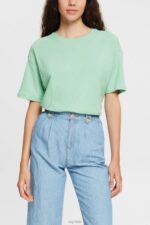 Esprit T-shirt Women Pastel Green T-Shirts P0D0X546