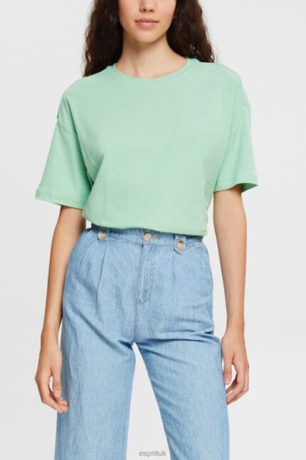 Esprit T-shirt Women Pastel Green T-Shirts P0D0X546