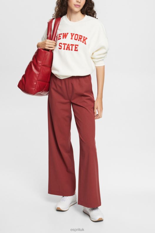 Esprit Teddy borg sweater collegiate sweatshirt Women Off White Sweatshirts & Hoodies P0D0X324 - Image 2
