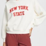 Esprit Teddy borg sweater collegiate sweatshirt Women Off White Sweatshirts & Hoodies P0D0X324