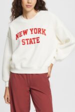 Esprit Teddy borg sweater collegiate sweatshirt Women Off White Sweatshirts & Hoodies P0D0X324