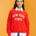 Esprit Teddy borg sweater collegiate sweatshirt Women Red Sweatshirts & Hoodies P0D0X323