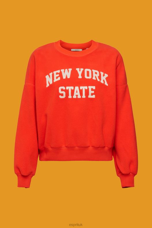 Esprit Teddy borg sweater collegiate sweatshirt Women Red Sweatshirts & Hoodies P0D0X323 - Image 5