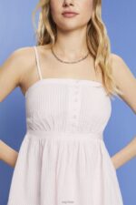 Esprit Textured cami top Women Light Pink Top P0D0X226 - Image 3