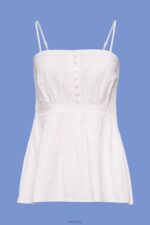 Esprit Textured cami top Women Light Pink Top P0D0X226 - Image 5