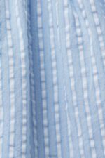 Esprit Textured short-sleeve blouse Women Light Blue Blouses P0D0X118 - Image 4