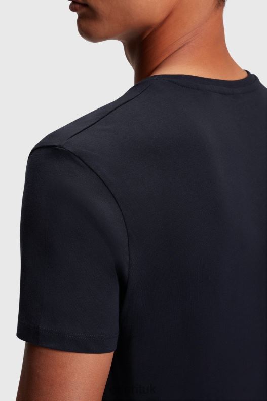 Esprit Two-pack crewneck cotton t-shirts Men Black T-Shirts P0D0X855 - Image 3