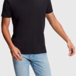 Esprit Two-pack crewneck cotton t-shirts Men Black & White T-Shirts P0D0X857