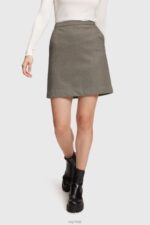 Esprit Two-tone skirt Women Gunmetal Skirts P0D0X520