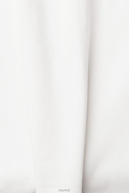 Esprit Two-tone T-shirt Women Off White T-Shirts P0D0X393 - Image 4