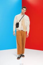 Esprit V-neck sustainable cotton cardigan Men Beige Sweaters P0D0X775 - Image 2