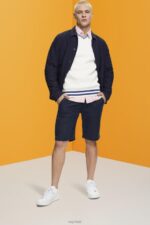 Esprit V-neck sustainable cotton jumper Men Off White Sweaters P0D0X725 - Image 2