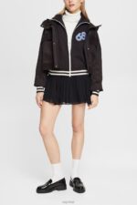 Esprit Varsity jacket Women Black Jackets P0D0X415 - Image 2
