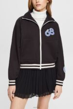 Esprit Varsity jacket Women Black Jackets P0D0X415