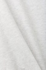 Esprit Varsity patch sweatshirt Men Light Grey Sweatshirts & Hoodies P0D0X808 - Image 4