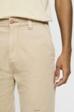 Esprit Vintage straight fit cargo trousers Men Light Beige Trousers & Pants P0D0X731 - Image 3