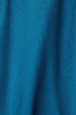 Esprit Waffle pique long sleeve top Men Dark Turquoise Long Sleeve P0D0X851 - Image 4