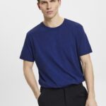 Esprit Washed-effect T-shirt Men Ink T-Shirts P0D0X754