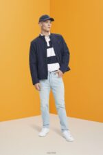 Esprit Water-repellent ripstop jacket Men Navy Jackets P0D0X712 - Image 2