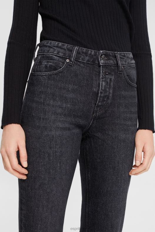 Esprit Western boot cut jeans Women Grey Dark Wash Denim P0D0X450 - Image 3