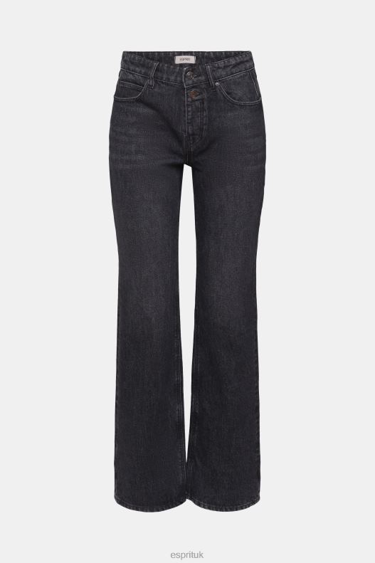Esprit Western boot cut jeans Women Grey Dark Wash Denim P0D0X450 - Image 5