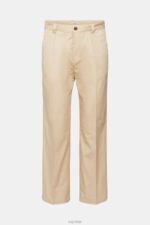 Esprit Wide fit chinos Men Cream Beige Trousers & Pants P0D0X331 - Image 5