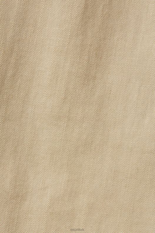 Esprit Wide leg, sustainable cotton trousers Men White Trousers & Pants P0D0X330 - Image 4