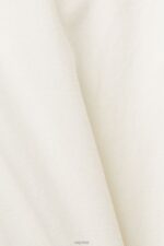 Esprit Wide leg twill trousers, 100% cotton Women Off White Trousers & Pants P0D0X4 - Image 4