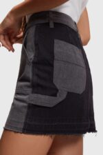 Esprit Workwear release hem mini skirt Women Black Medium Wash Skirts P0D0X364 - Image 3