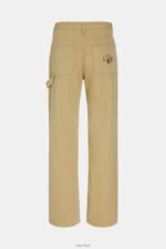 ESPRIT x Rest & Recreation Capsule Denim Cargo Pants Women Beige Denim P0D0X476 - Image 5