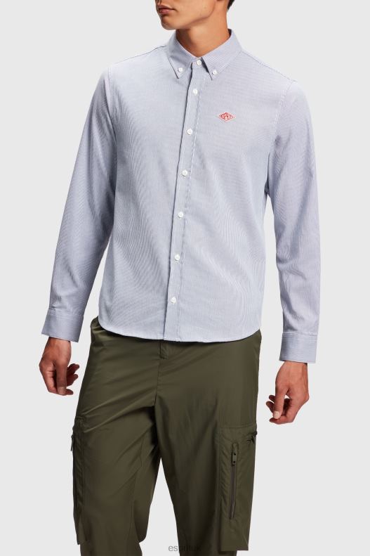 ESPRIT x Rest & Recreation Capsule Oxford Shirt Women Blue Shirts P0D0X472 - Image 2