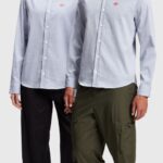 ESPRIT x Rest & Recreation Capsule Oxford Shirt Women Blue Shirts P0D0X472