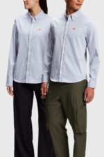 ESPRIT x Rest & Recreation Capsule Oxford Shirt Women Blue Shirts P0D0X472