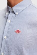 ESPRIT x Rest & Recreation Capsule Oxford Shirt Women Blue Shirts P0D0X472 - Image 4